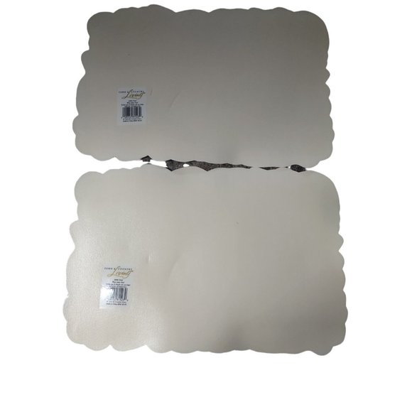 Vintage Town & Country Living Fall Pumpkin Puffy Plastic Placemats Set Of 5 - Picture 5 of 7